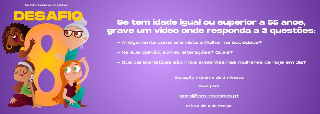 Comemore connosco o Dia Internacional da Mulher – 8 de março