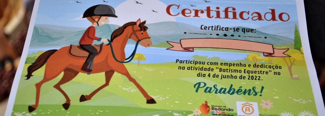 Crianças do Concelho de Redondo viveram experiência de andar a cavalo pela primeira vez