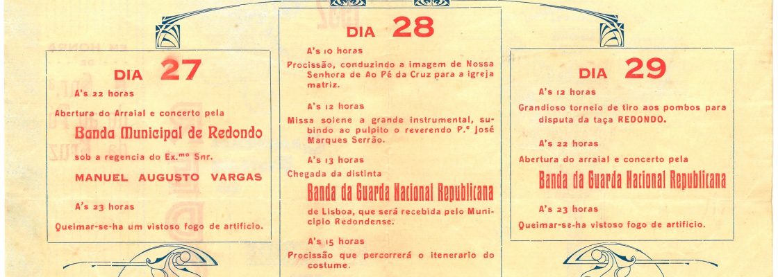 Fragmentos da História Local – As Festas