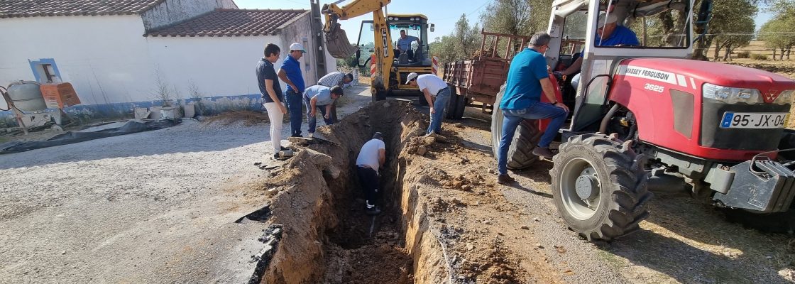 Reparação de condutas de abastecimento de água, Foros da Fonte Seca