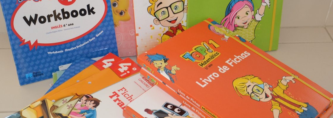 Ano Letivo 2022/ 2023: Cadernos de Apoio e Livros de Fichas Escolares
