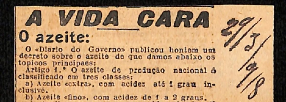 Fragmentos da História Local: O azeite