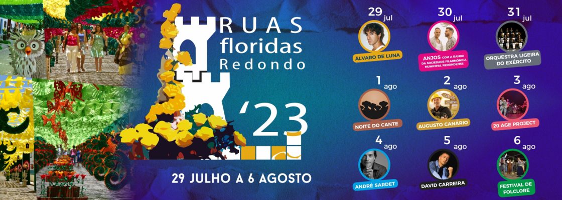 Ruas Floridas 2023 | De 29 de julho a 06 de agosto