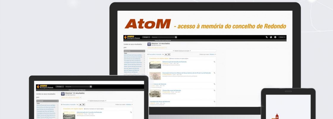 AtoM – acesso à memória do Concelho de Redondo | 09 de junho | 10h30 | Auditório do CCR