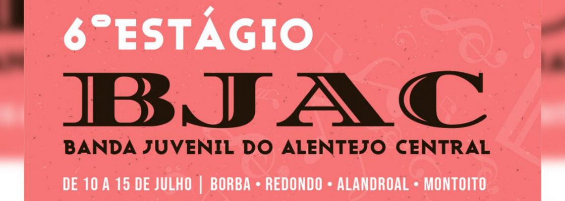 6º Estágio BJAC | Concerto em Redondo | 15 de julho | 21h30 | Piscinas Municipais de Redondo