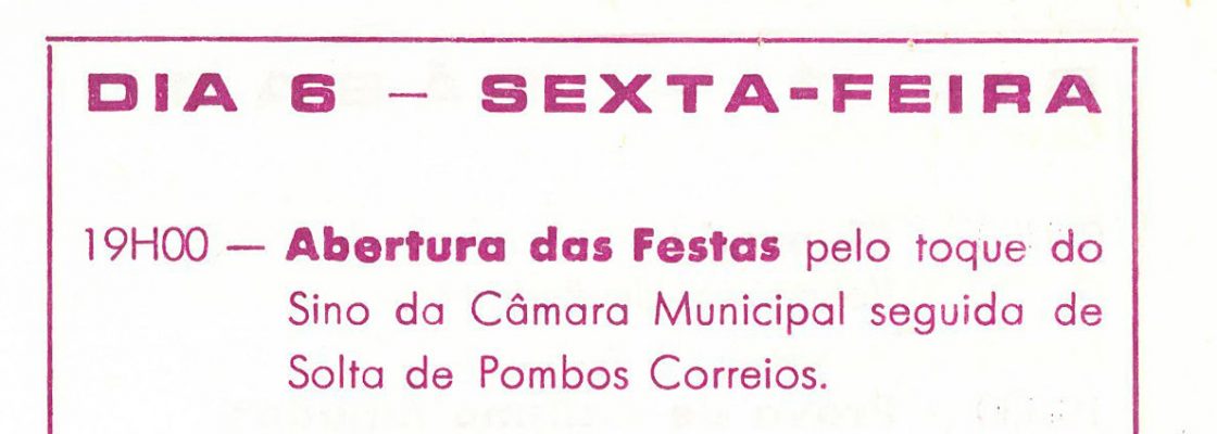 Fragmentos da História Local: A Origem das Festas