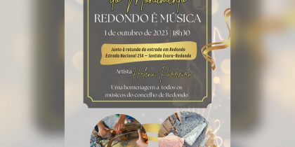 Inauguração do Monumento “Redondo é Música” | 1 de outubro | 18h30 | Rotunda EN 254 (Saída para Évora)