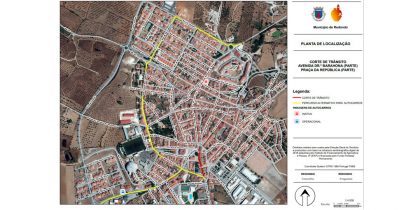 Informação – Corte de trânsito | 06 de dezembro | Redondo