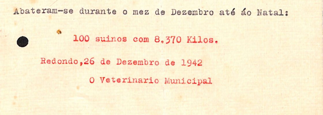 Fragmentos da História Local: A Matança do Porco