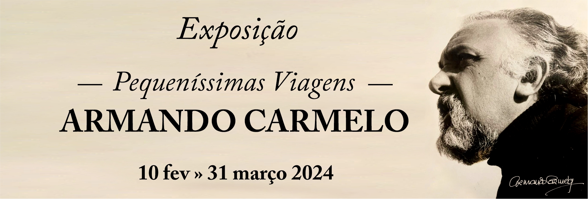 Exposição “Pequeníssimas Viagens – Armando Carmelo” | de 10 de fevereiro a 31 de março | Centro Cultural de Redondo