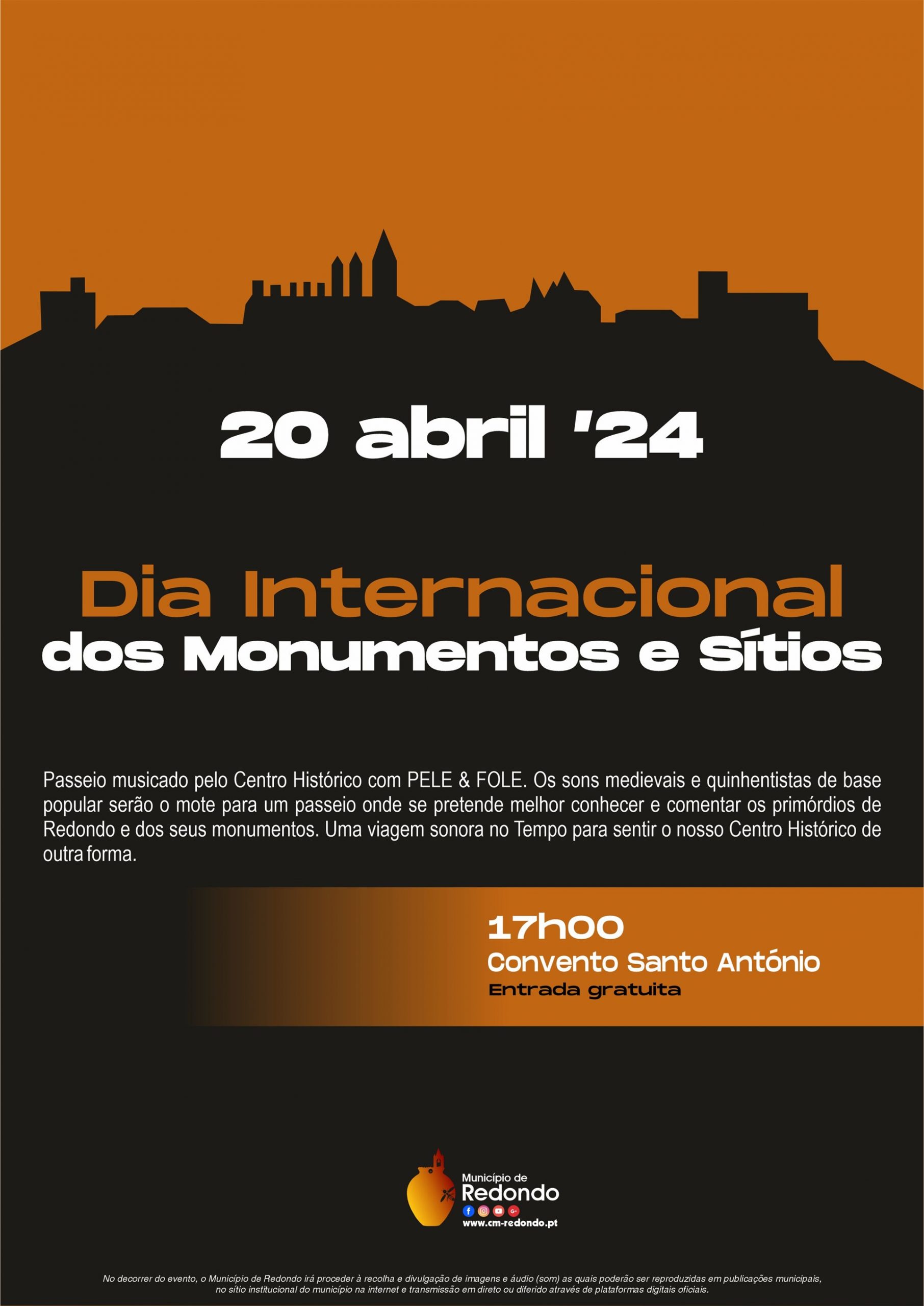 Dia Internacional dos Monumentos e Sítios | 20 de abril | 17h00 | Convento de Santo António