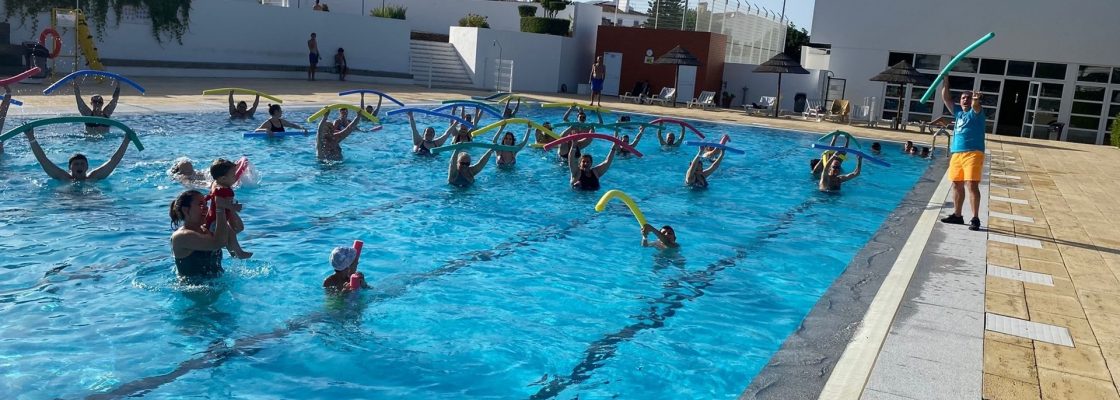 Aulas de Hidroginástica gratuitas nas Piscinas Municipais de Redondo abertas a toda a população