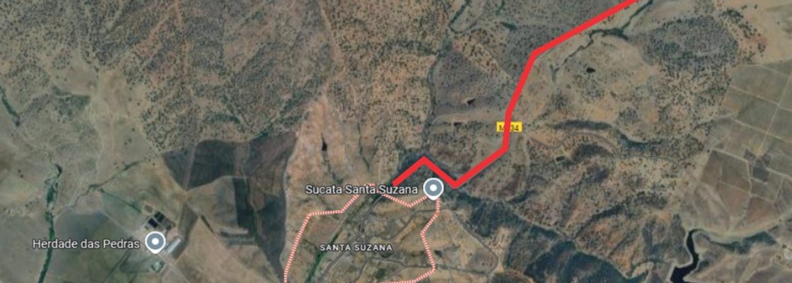 Informação | Estrada de acesso a Santa Susana cortada | 04 de dezembro