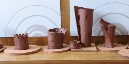 Candeia da Frente: Oficina de Luminárias em Cerâmica