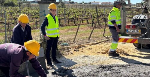 Município informa que a requalificação do Pontão das Vinhas na Rua 1 está a chegar à fase final
