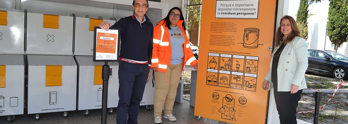 Deposite os resíduos perigosos no sítio certo: Unidade Especial de Recolha de Resíduos Perigos...