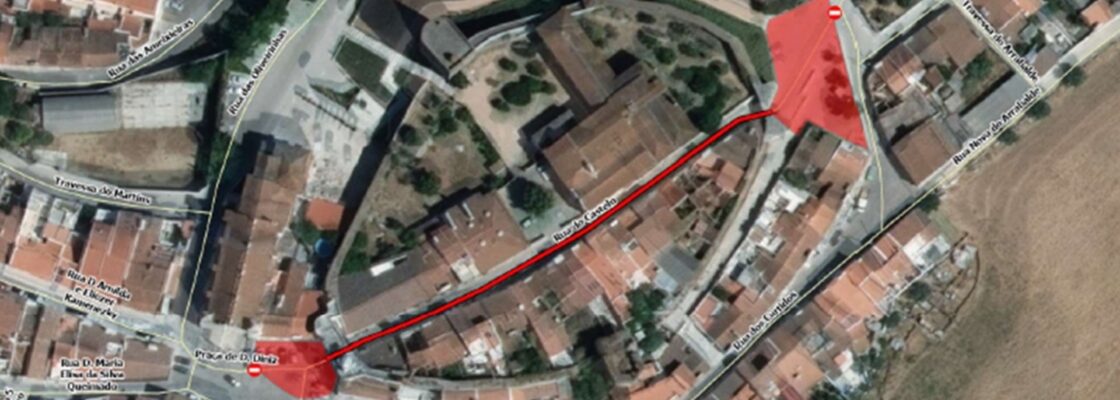Corte de trânsito: Redondo Medieval | de 28 a 31 de maio | Redondo