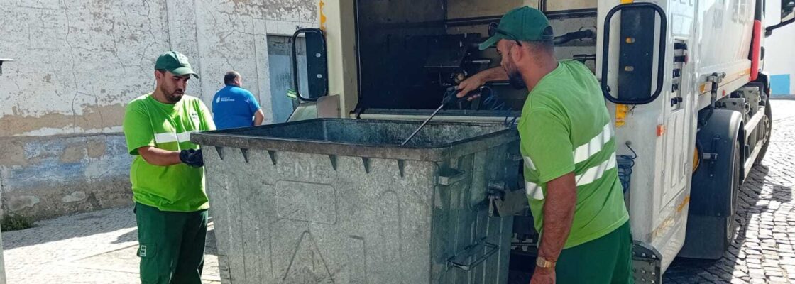 Contentores de resíduos mais limpos e seguros em todo o concelho