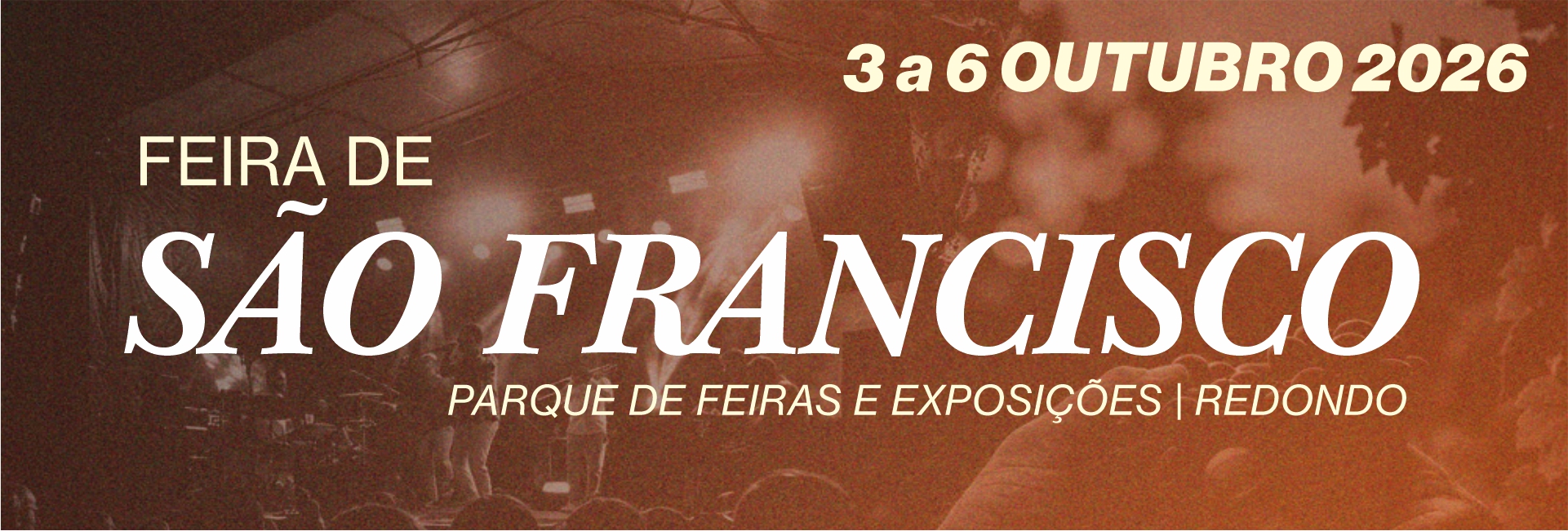 Feira de São Francisco | de 03 a 06 de outubro | Parque de Feiras de Exposições de Redondo